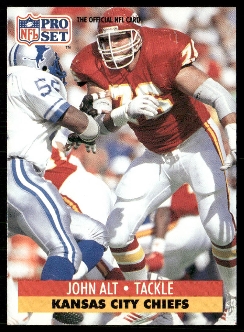 John Alt 1991 Pro Set #181 Kansas City Chiefs