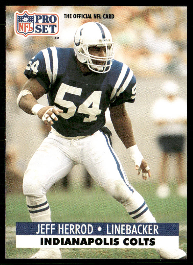 Jeff Herrod 1991 Pro Set #178 Indianapolis Colts