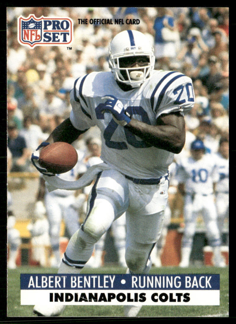 Albert Bentley 1991 Pro Set #172 Indianapolis Colts