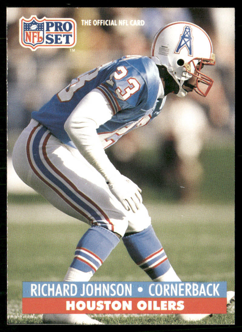 Richard Johnson 1991 Pro Set #165 Houston Oilers