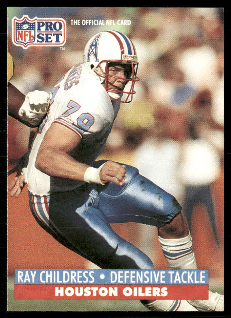 Ray Childress 1991 Pro Set #163 Houston Oilers