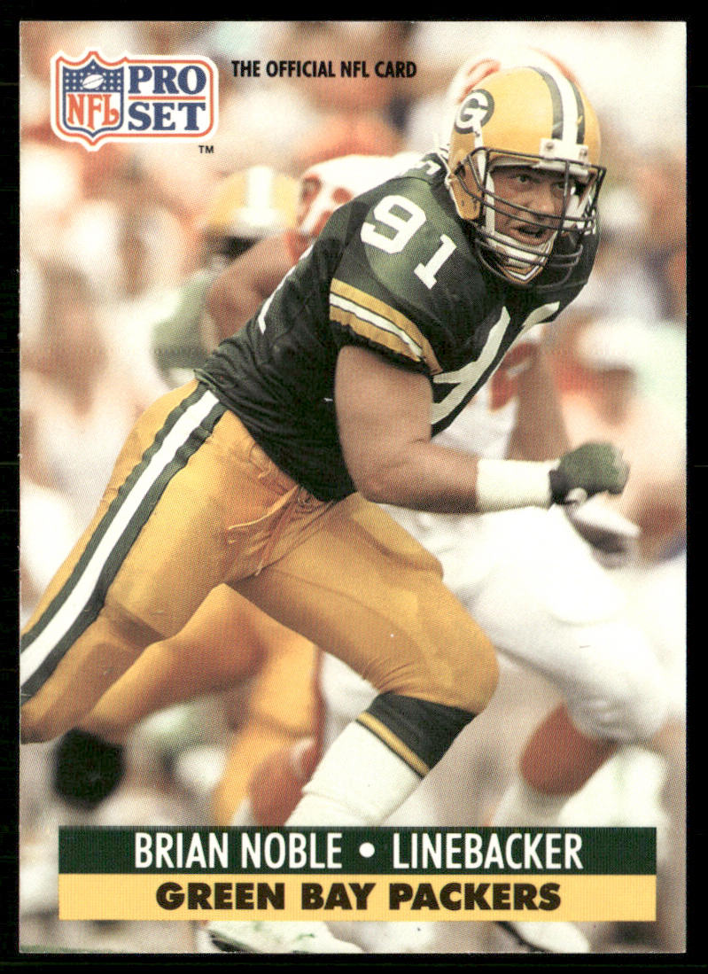 Brian Noble 1991 Pro Set #159 Green Bay Packers