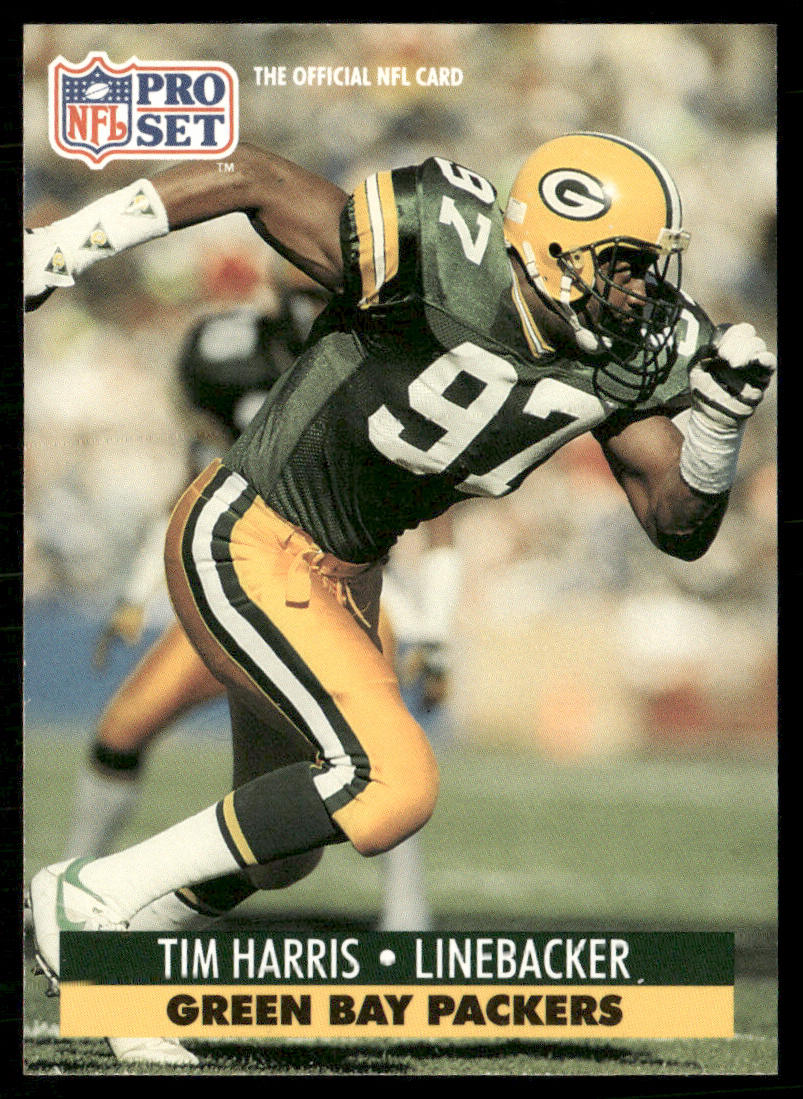 Tim Harris 1991 Pro Set #154 Green Bay Packers