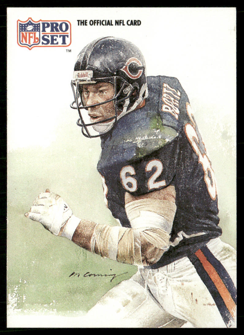 Mark Bortz 1991 Pro Set #384 Chicago Bears
