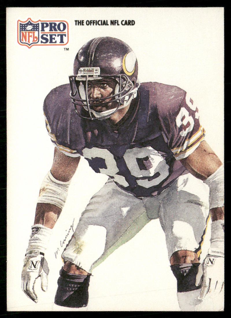 Carl Lee 1991 Pro Set #398 Minnesota Vikings