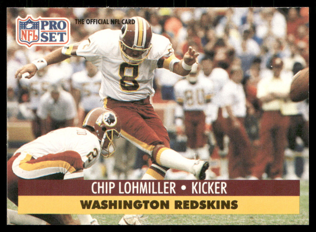 Chip Lohmiller 1991 Pro Set #320 Washington Redskins
