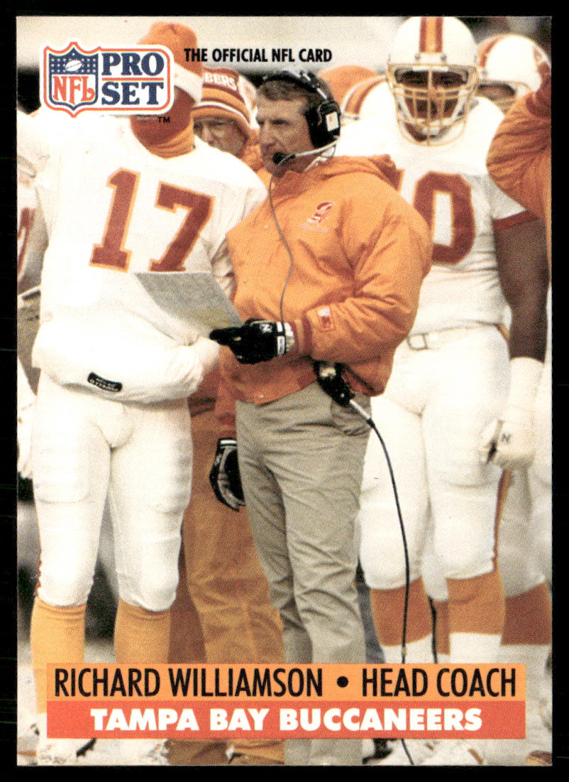 Richard Williamson 1991 Pro Set #315 Tampa Bay Buccaneers