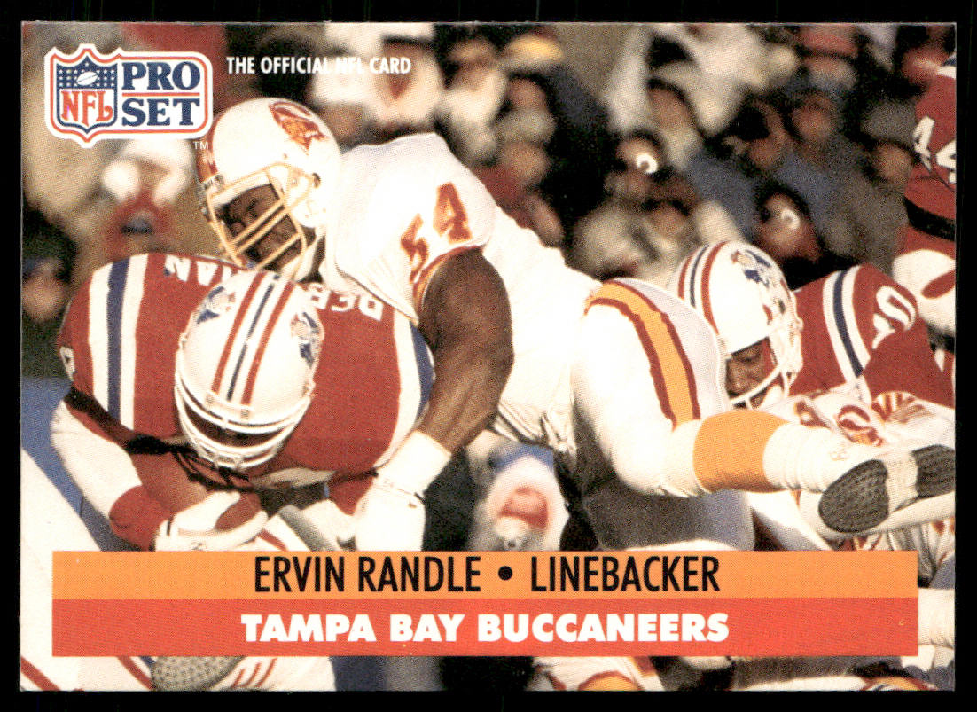 Ervin Randle 1991 Pro Set #313 Tampa Bay Buccaneers