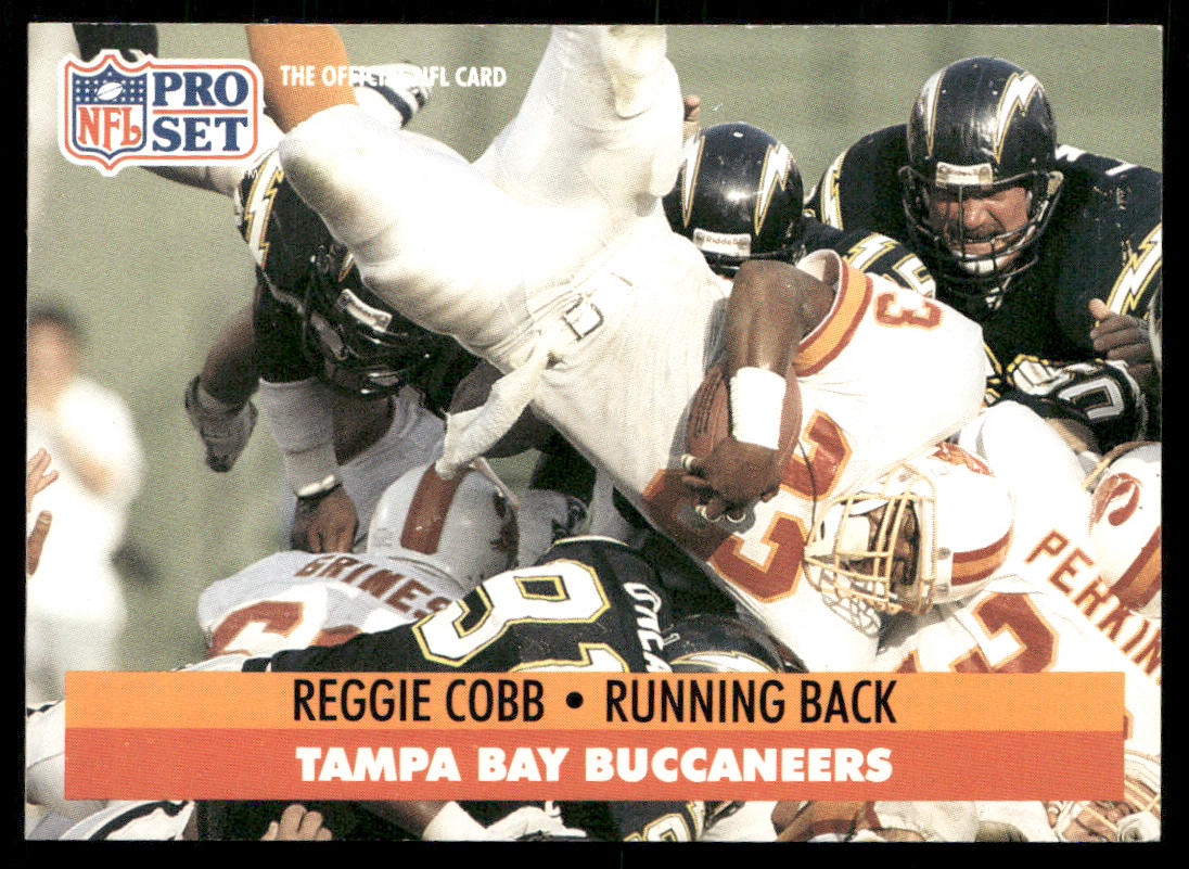 Reggie Cobb 1991 Pro Set #308 Tampa Bay Buccaneers