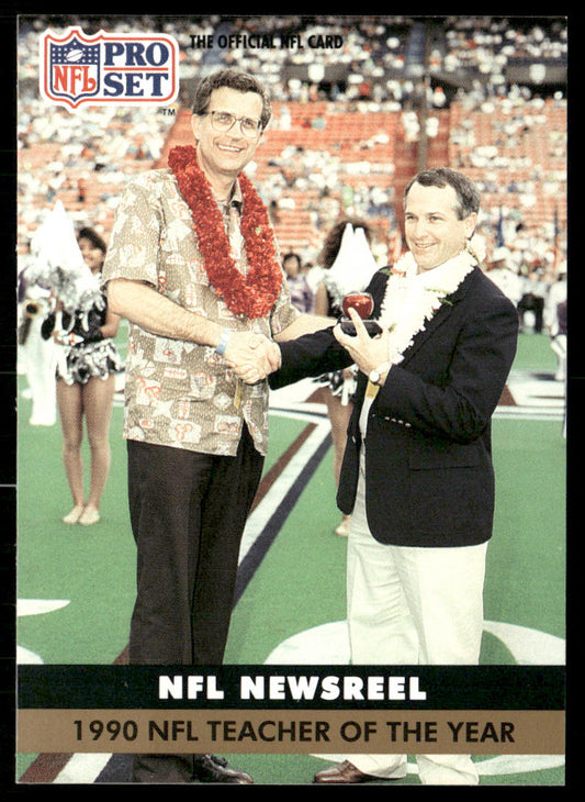 1990 NFL Teacher of the Year 1991 Pro Set #347
