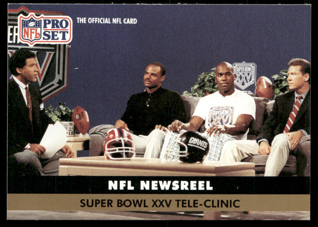 Super Bowl XXV Tele-Clinic 1991 Pro Set #349