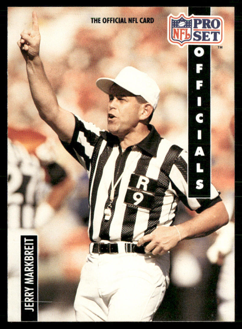 Jerry Markbreit 1991 Pro Set #364