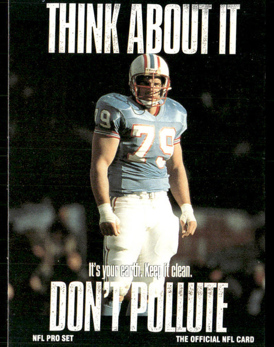 Ray Childress 1991 Pro Set #376a Houston Oilers