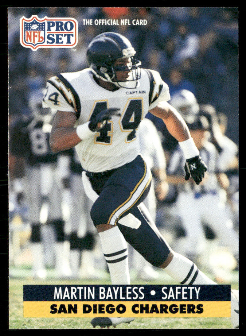 Martin Bayless 1991 Pro Set #280 San Diego Chargers