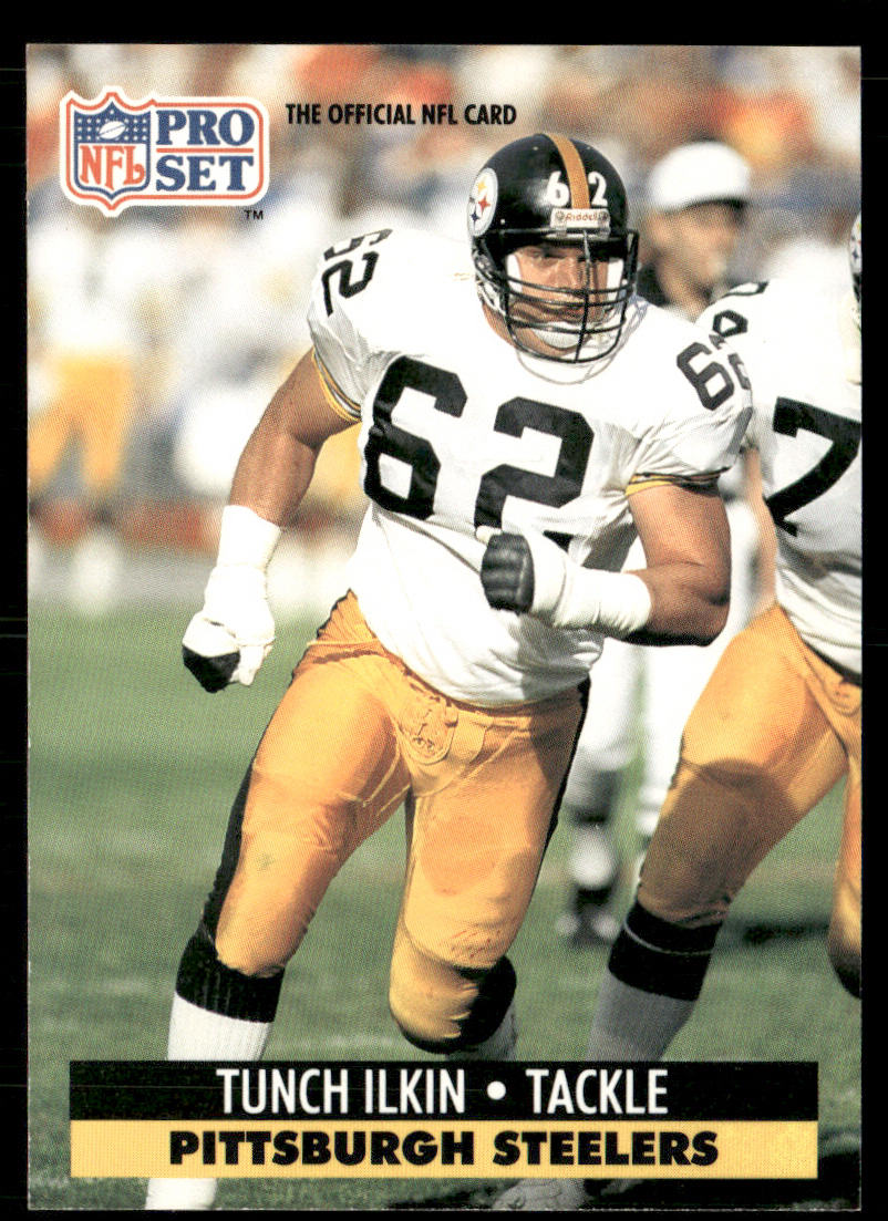 Tunch Ilkin 1991 Pro Set #275 Pittsburgh Steelers