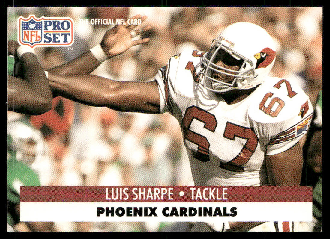 Luis Sharpe 1991 Pro Set #267 Phoenix Cardinals