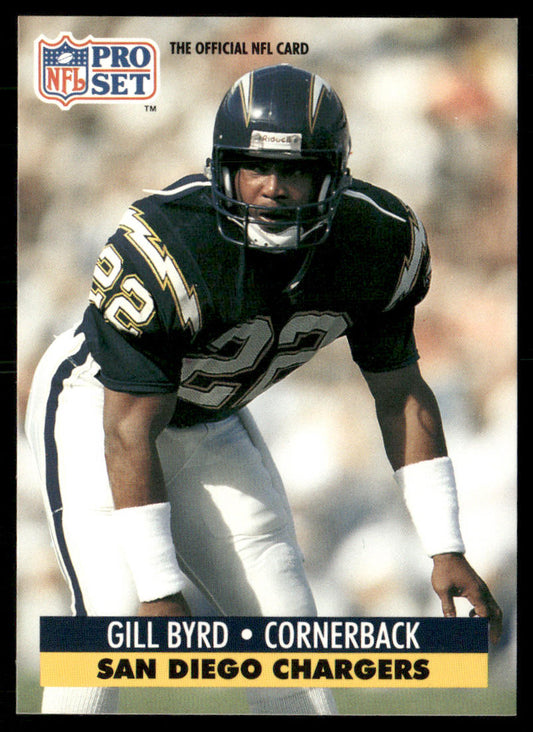 Gill Byrd 1991 Pro Set #282 San Diego Chargers