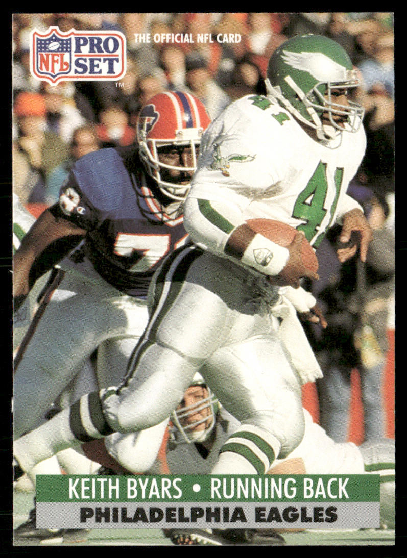 Keith Byars 1991 Pro Set #255 Philadelphia Eagles