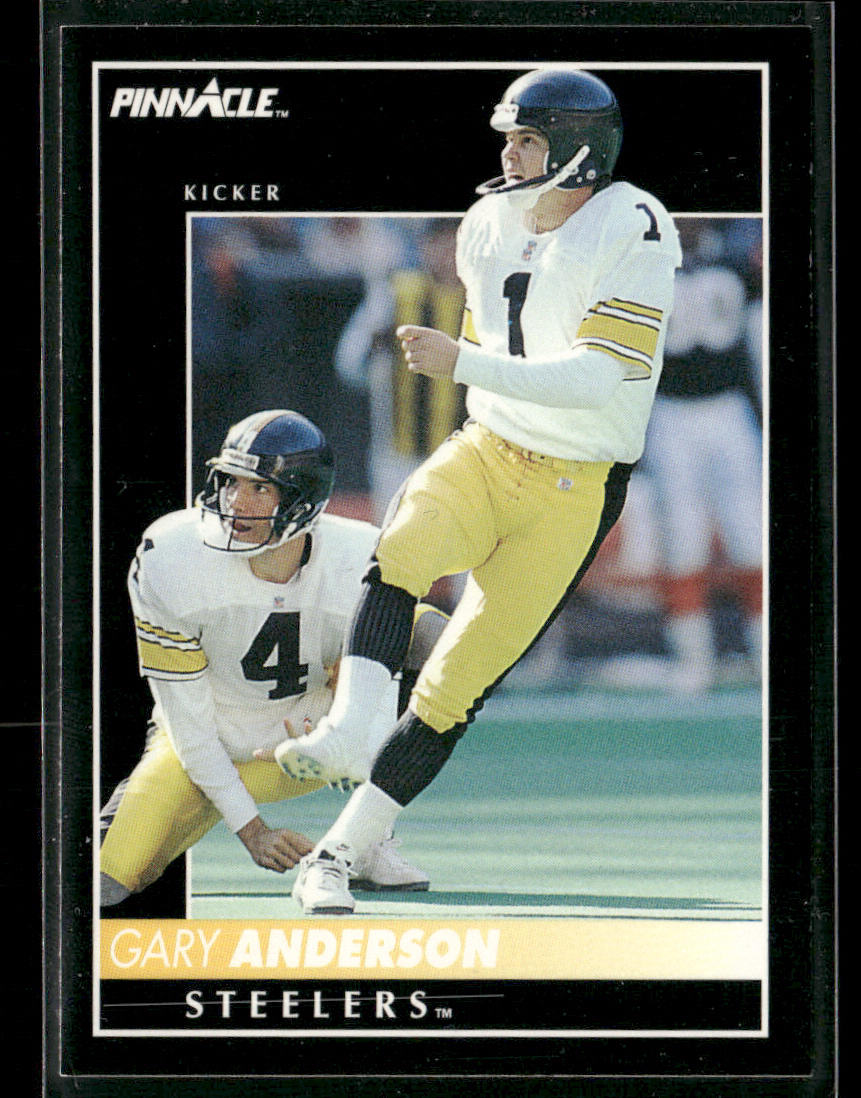 Gary Anderson 1992 Pinnacle #89 Pittsburgh Steelers