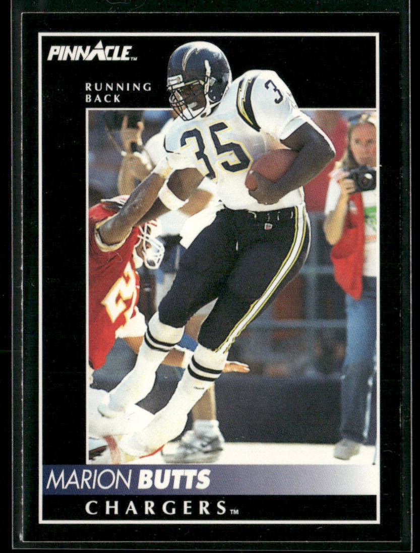 Marion Butts 1992 Pinnacle #34 San Diego Chargers