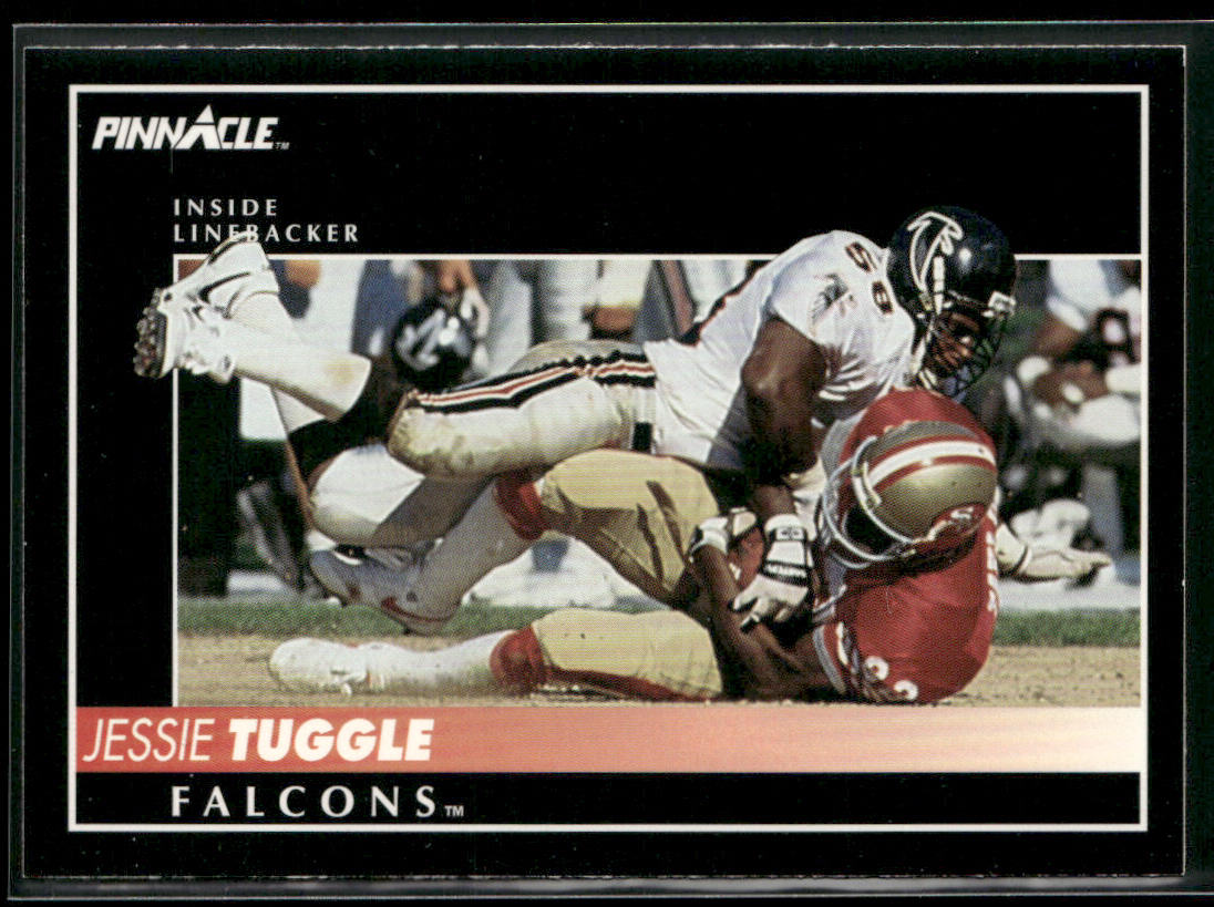 Jessie Tuggle 1992 Pinnacle #190 Atlanta Falcons