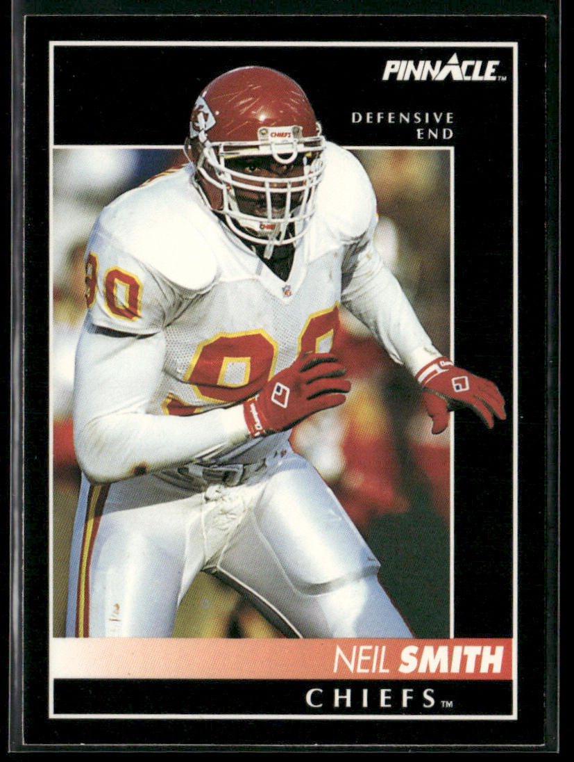 Neil Smith 1992 Pinnacle #307 Kansas City Chiefs