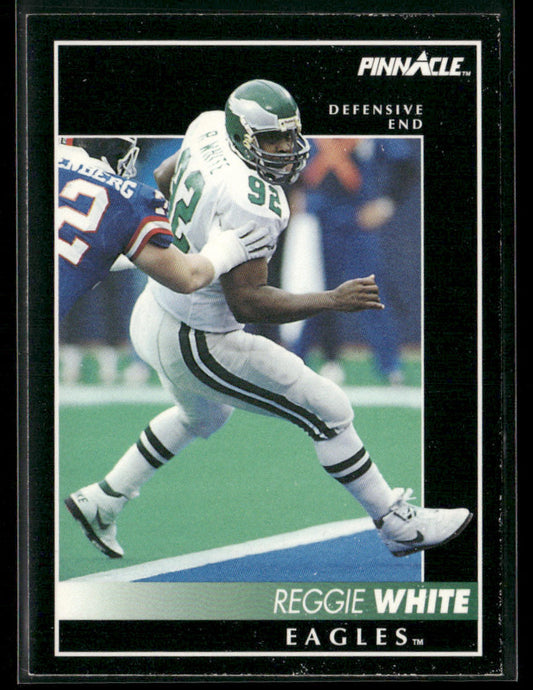 Reggie White 1992 Pinnacle #1 Philadelphia Eagles
