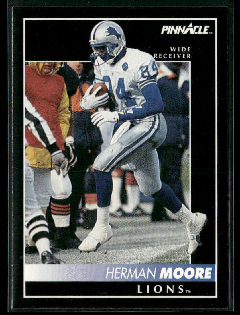 Herman Moore 1992 Pinnacle #181 Detroit Lions