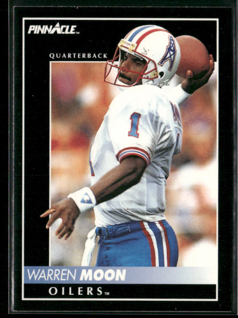 Warren Moon 1992 Pinnacle #51 Houston Oilers