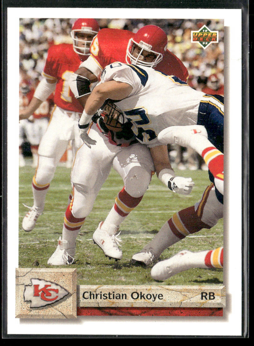 Christian Okoye 1992 Upper Deck #135 Kansas City Chiefs