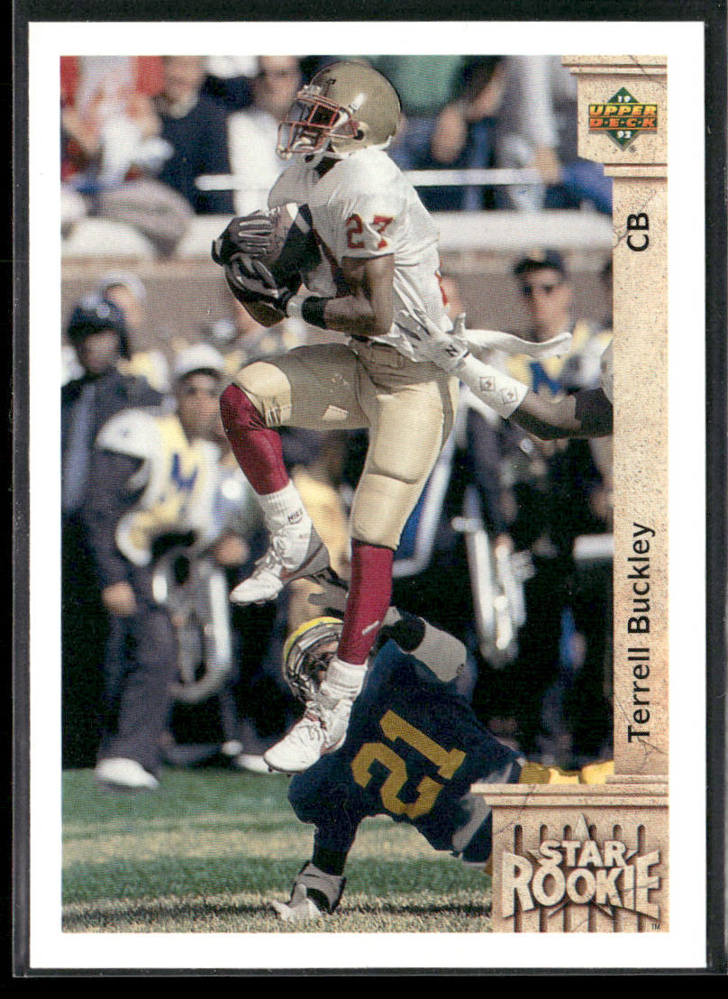 Terrell Buckley 1992 Upper Deck #6 RC Green Bay Packers