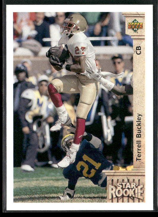 Terrell Buckley 1992 Upper Deck #6 RC Green Bay Packers