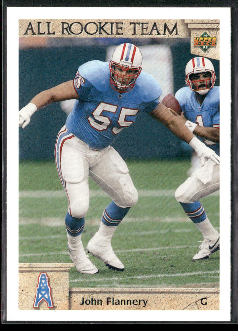 John Flannery 1992 Upper Deck #38 Houston Oilers