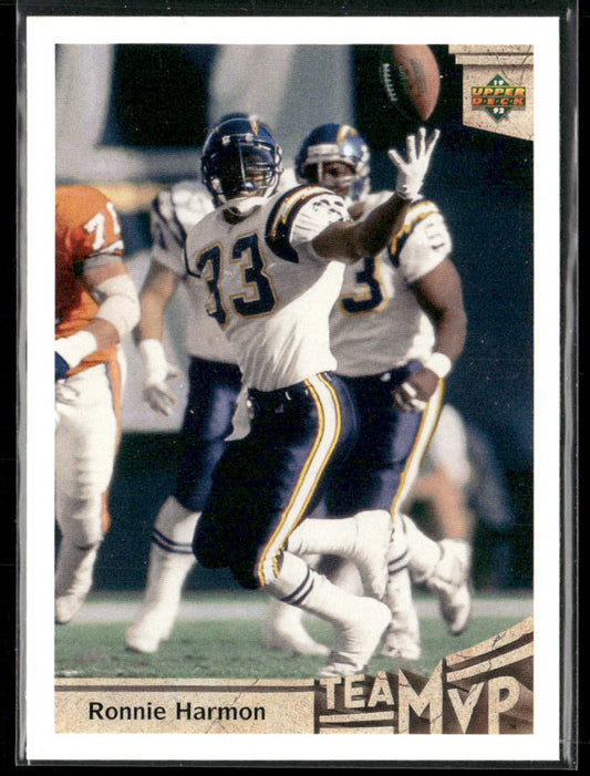 Ronnie Harmon 1992 Upper Deck #358 San Diego Chargers