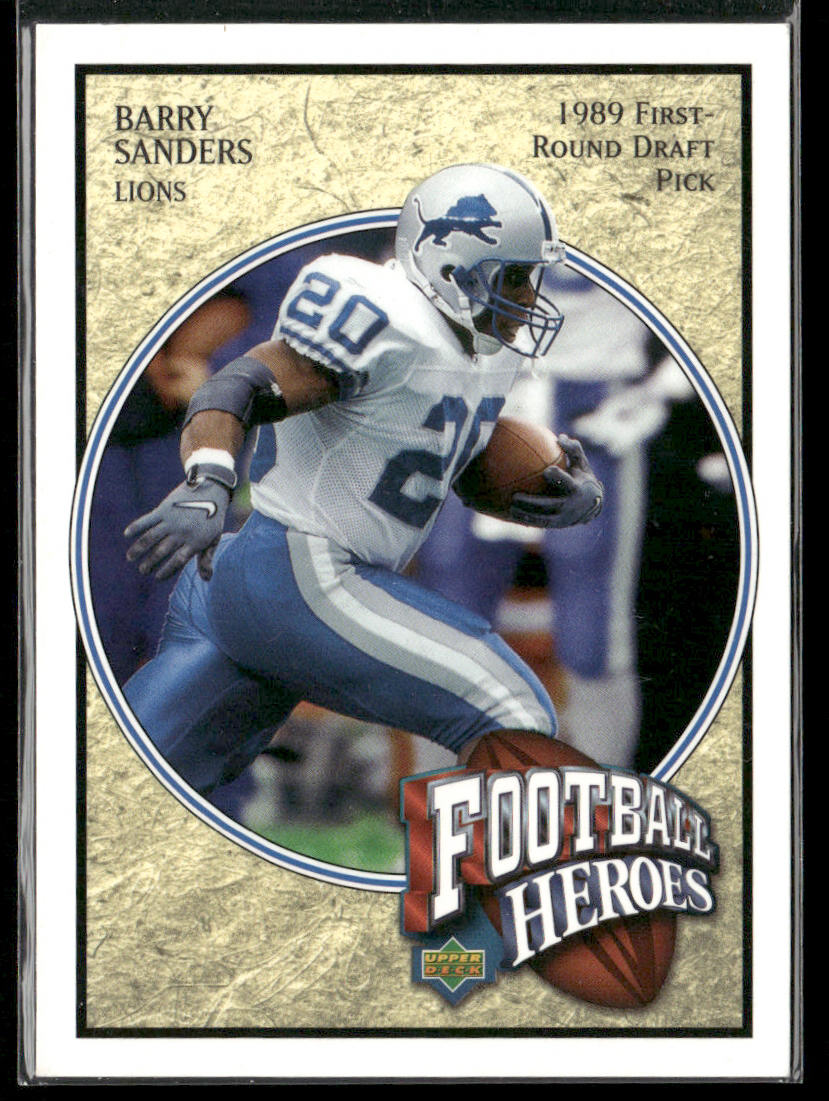 Barry Sanders 2005 Upper Deck Football Heroes: Barry Sanders #39 Detroit Lions