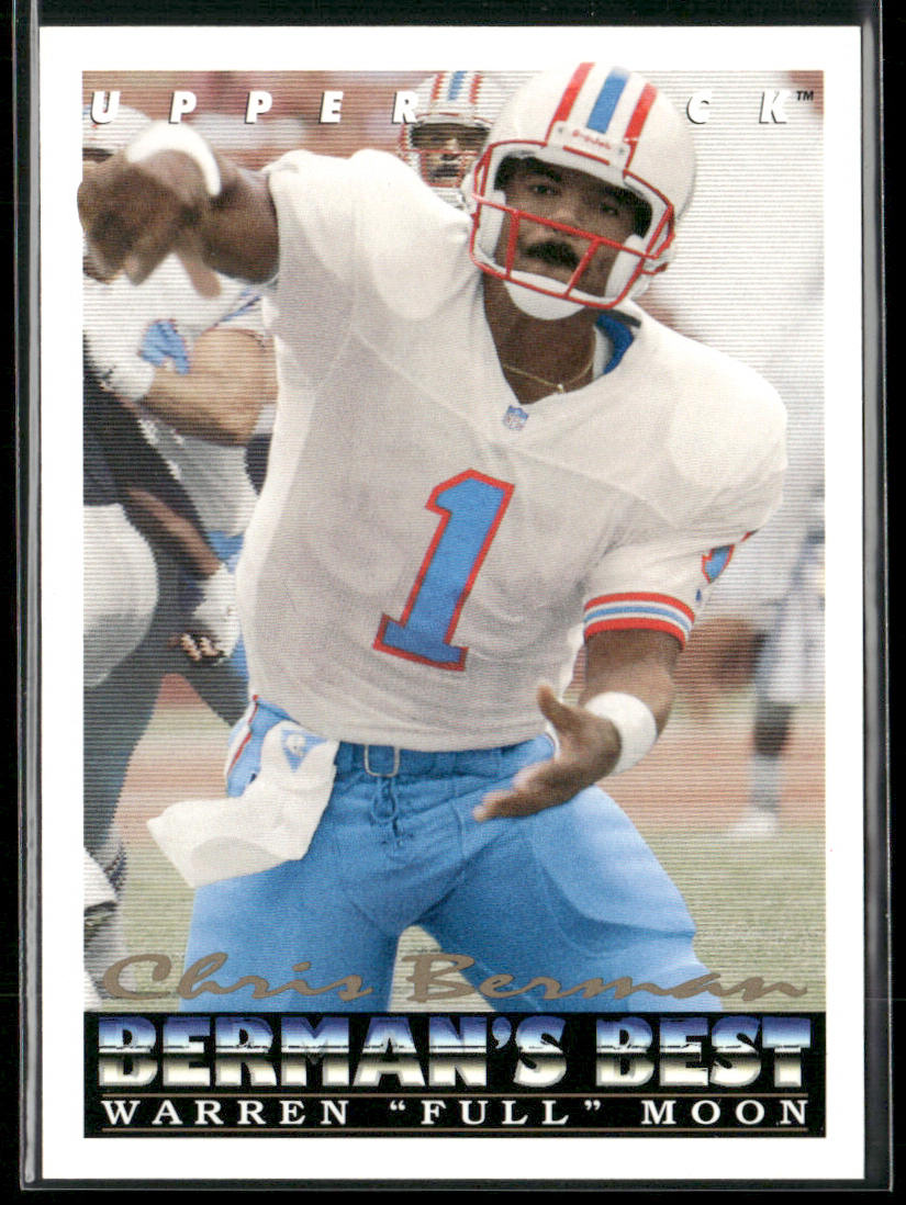 Warren "Full" Moon 1993 Upper Deck #437 Houston Oilers