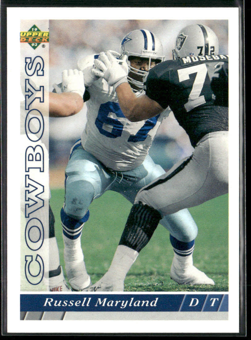 Russell Maryland 1993 Upper Deck #452 Dallas Cowboys