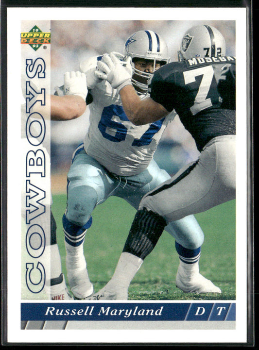 Russell Maryland 1993 Upper Deck #452 Dallas Cowboys