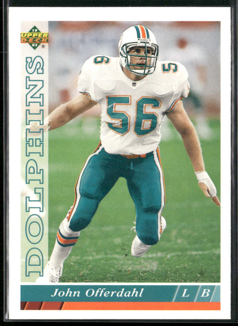 John Offerdahl 1993 Upper Deck #385 Miami Dolphins