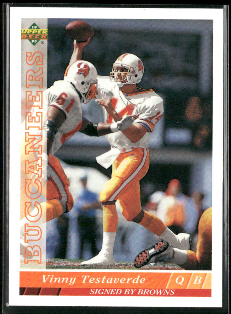 Vinny Testaverde 1993 Upper Deck #212 Cleveland Browns