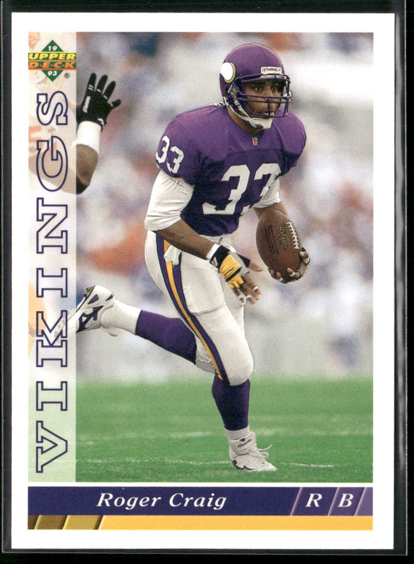 Roger Craig 1993 Upper Deck #341 Minnesota Vikings