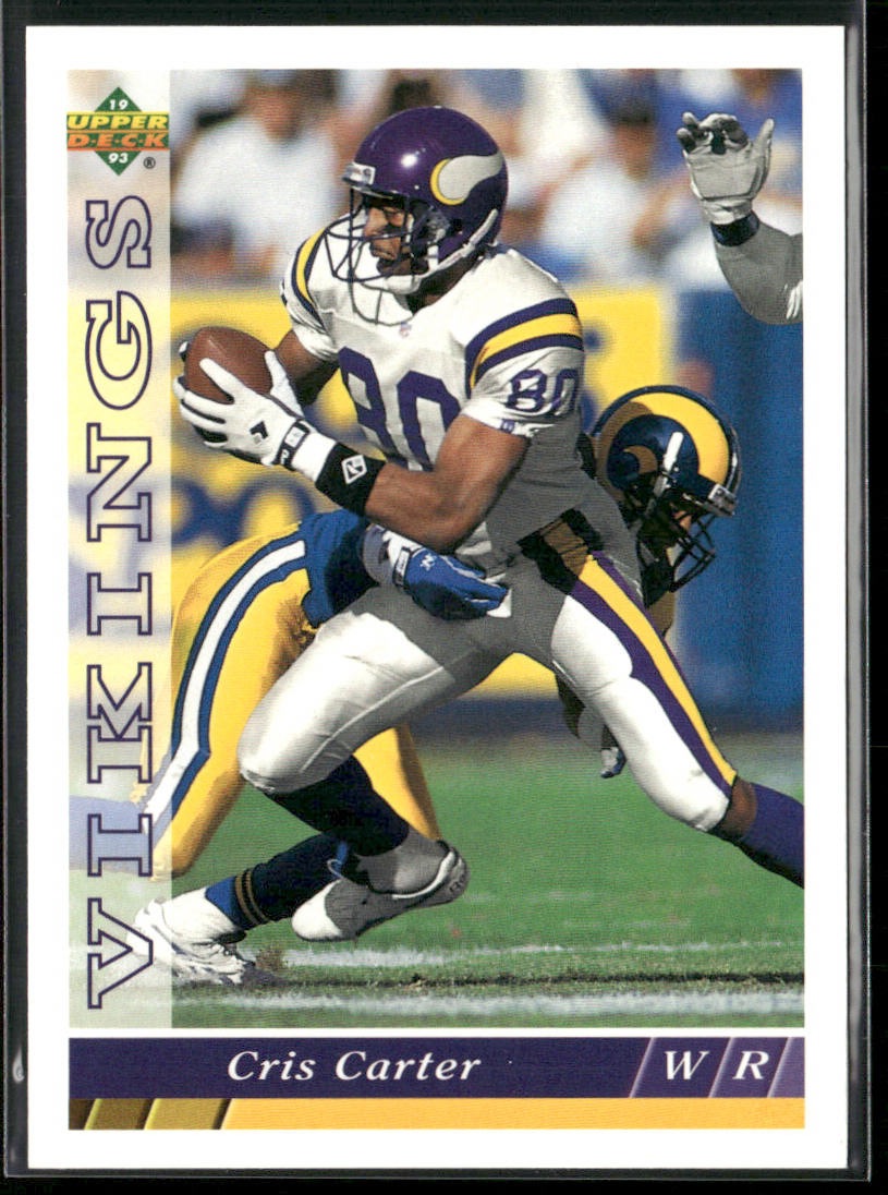 Cris Carter 1993 Upper Deck #137 Minnesota Vikings