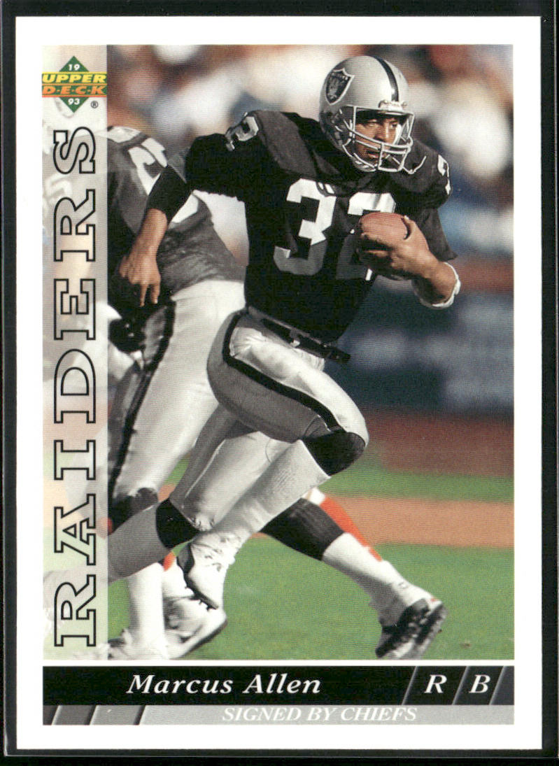 Marcus Allen 1993 Upper Deck #457 Los Angeles Raiders