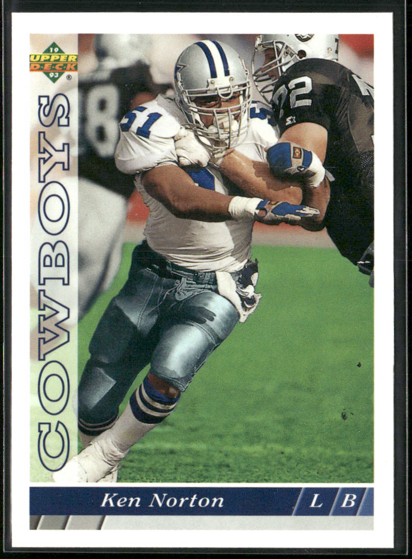 Ken Norton 1993 Upper Deck #205 Dallas Cowboys