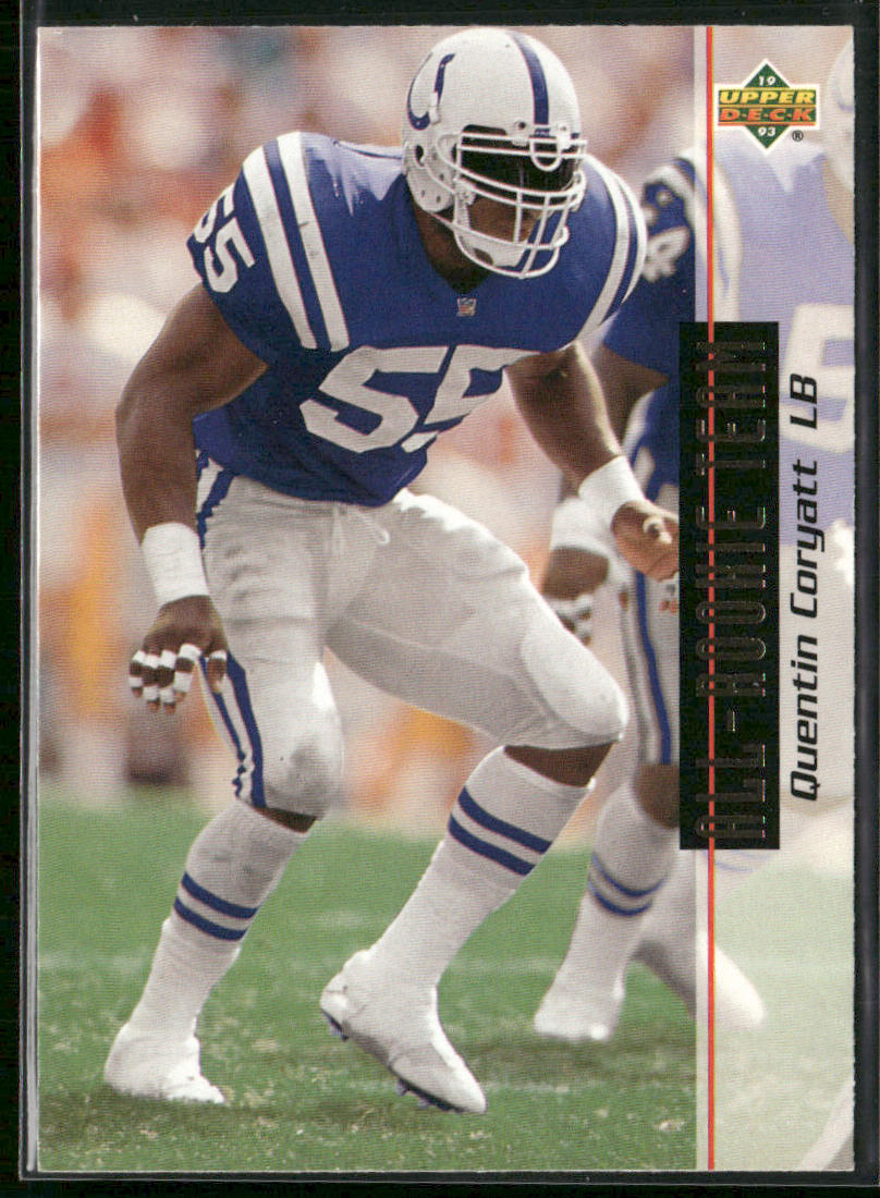 Quentin Coryatt 1993 Upper Deck #47 Indianapolis Colts