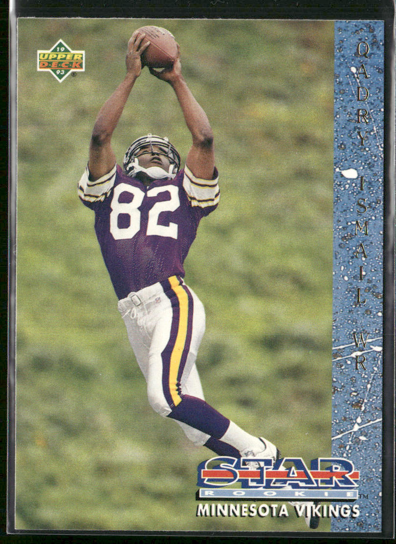 Qadry Ismail 1993 Upper Deck #24 RC Minnesota Vikings