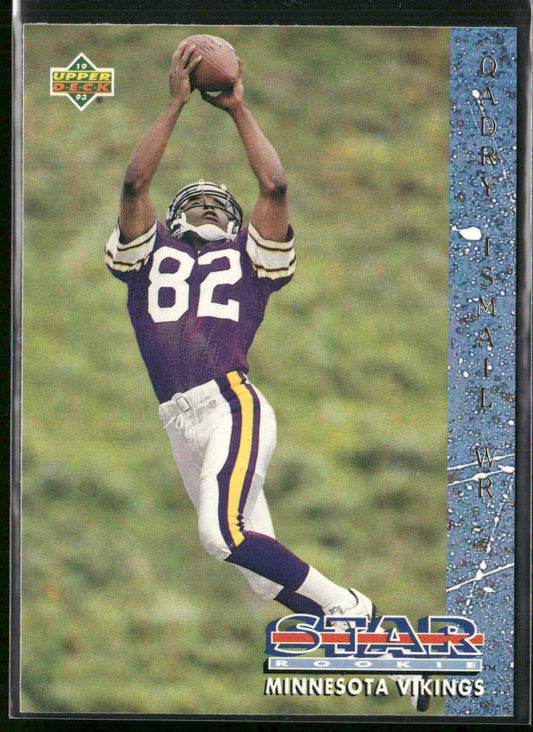 Qadry Ismail 1993 Upper Deck #24 RC Minnesota Vikings