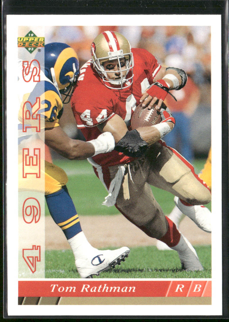 Tom Rathman 1993 Upper Deck #505 San Francisco 49ers