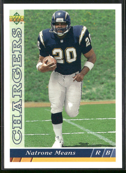Natrone Means 1993 Upper Deck #479 RC San Diego Chargers
