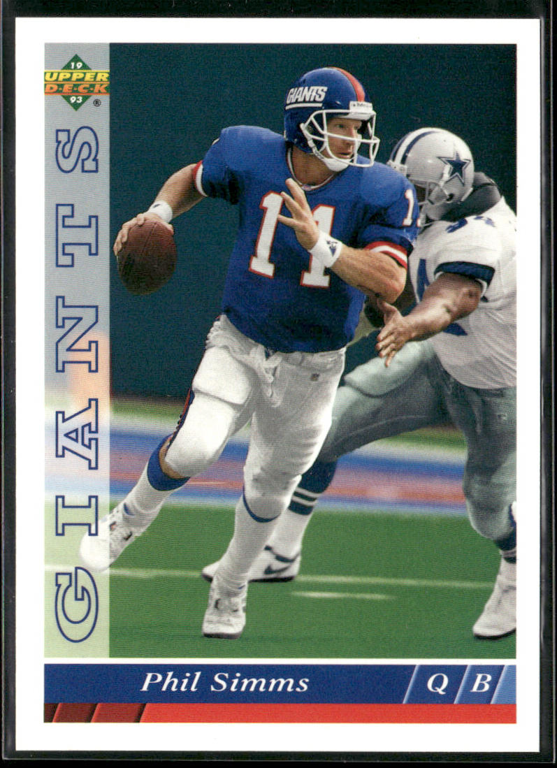 Phil Simms 1993 Upper Deck #219 New York Giants